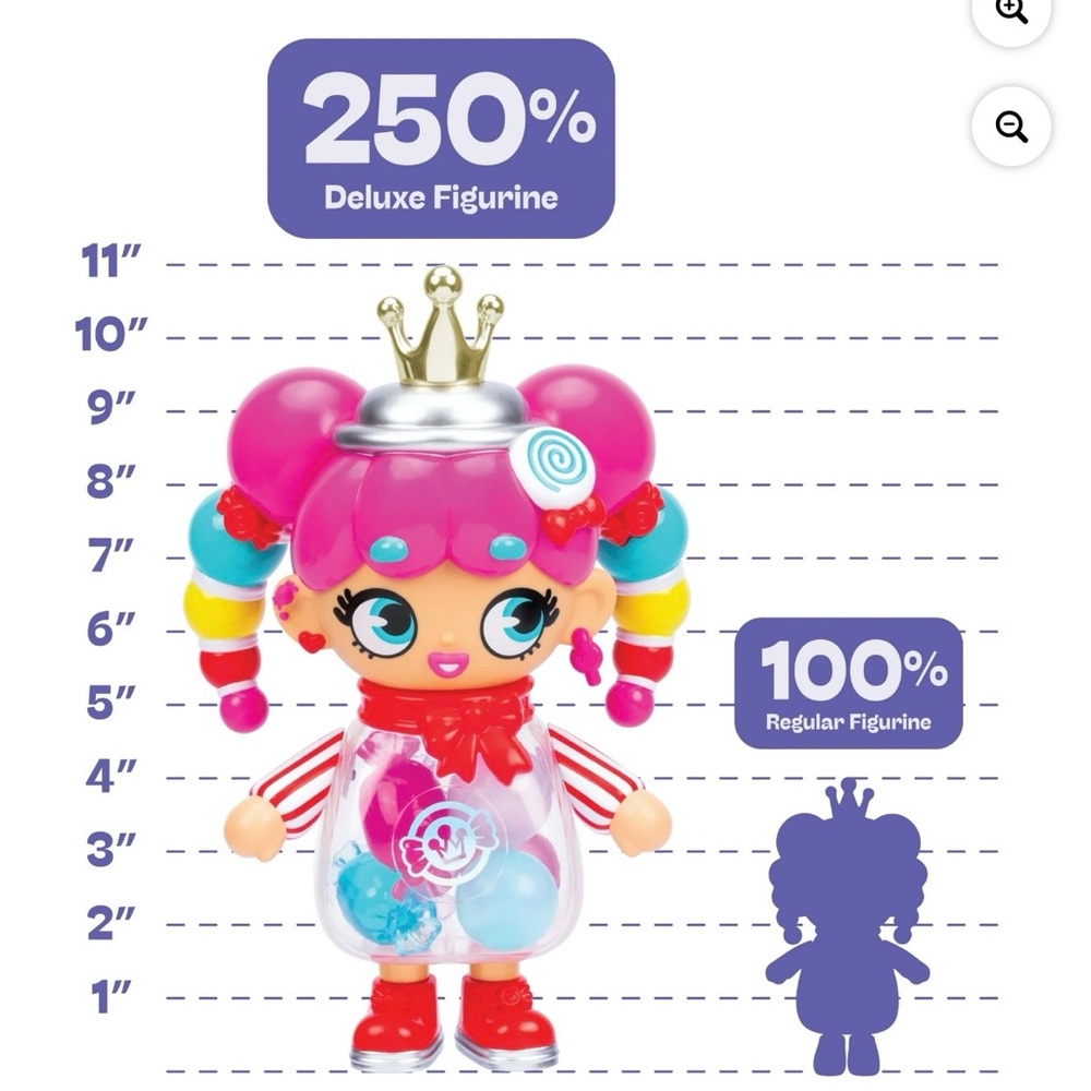 NWT XOX Deluxe Kweenie 11” Mega Kween of Suga Doll Quirky Kweens Pink - Picture 5 of 7